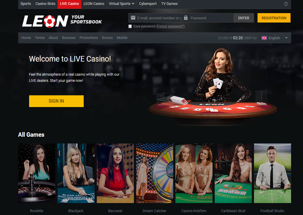 leon casino online регистрация